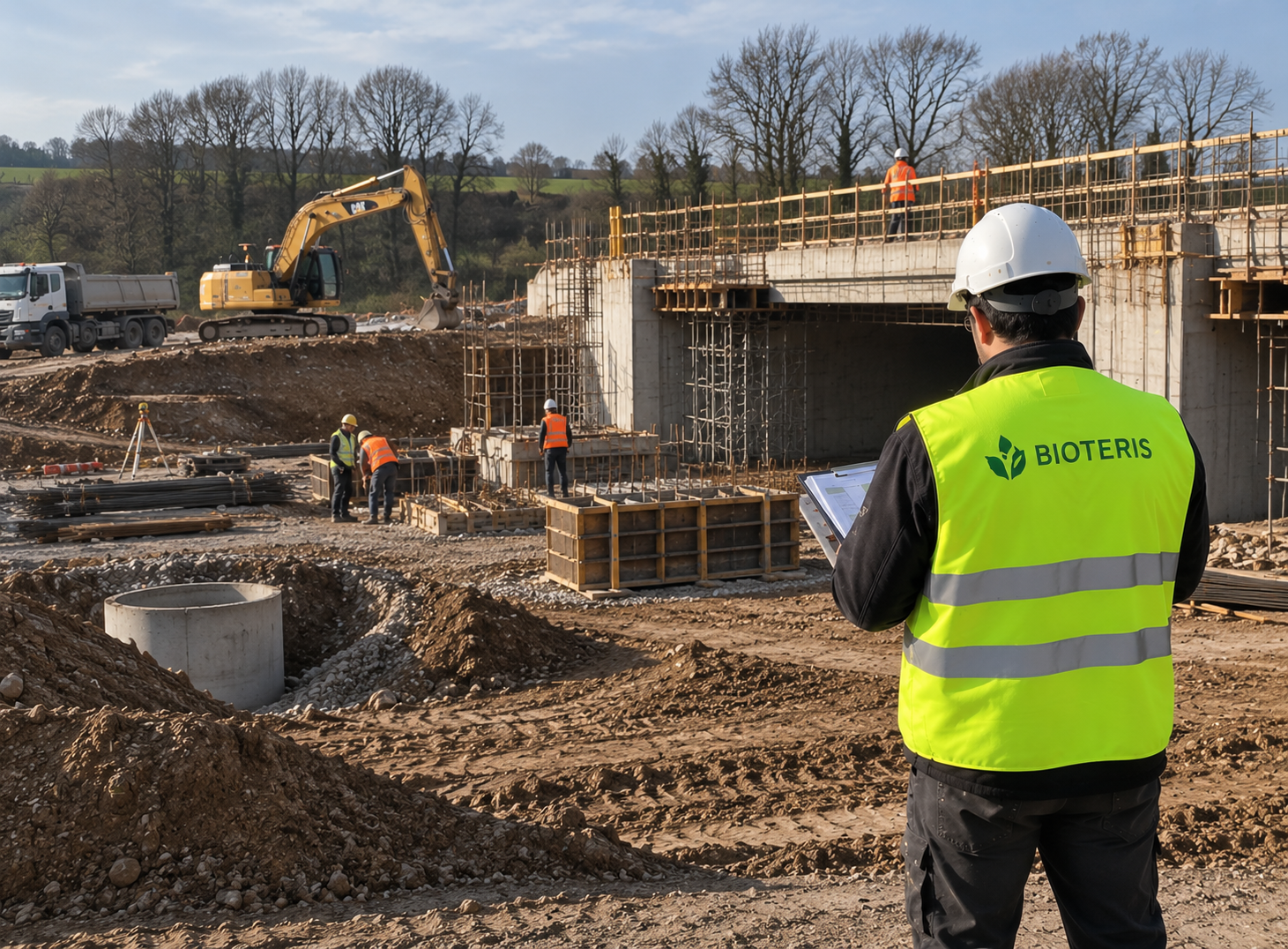 Suivi environnemental de travaux sur un ouvrage d'art